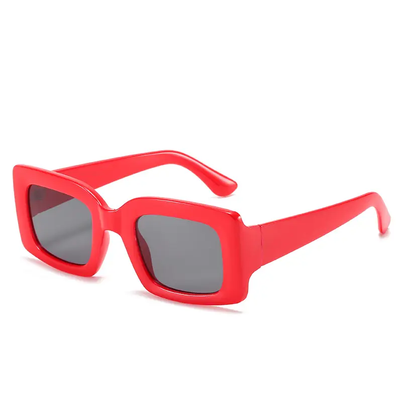 Women's Square Black UV400 Sunglasses