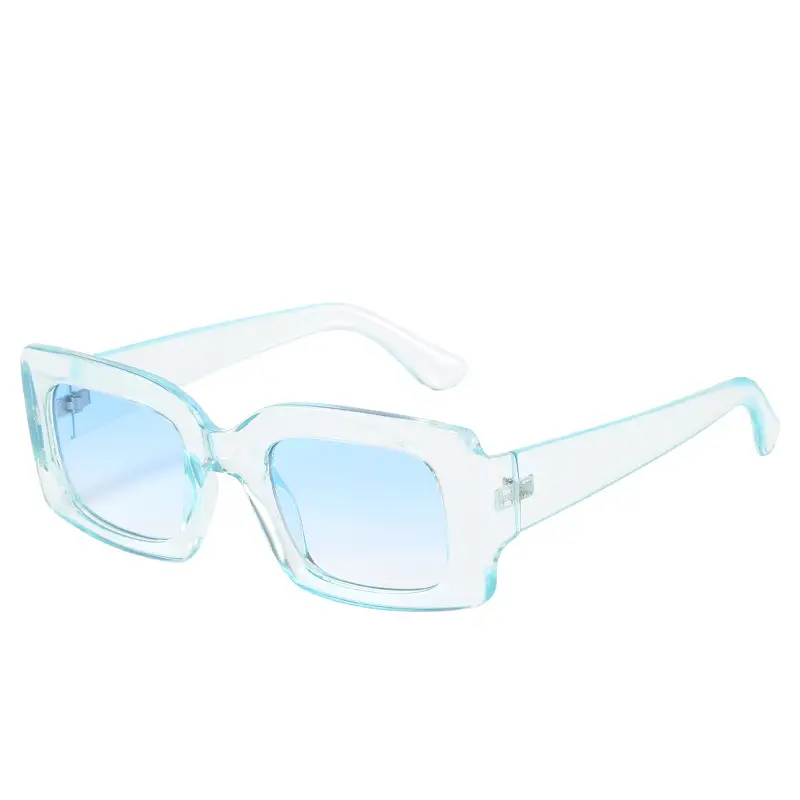 Women's Square Black UV400 Sunglasses