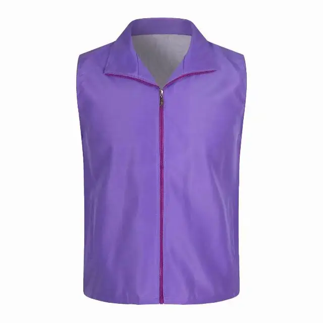 Red Volunteer Vest with Logo Printing for Public Service - Image 10