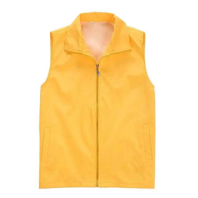 Red Volunteer Vest with Logo Printing for Public Service - Image 4