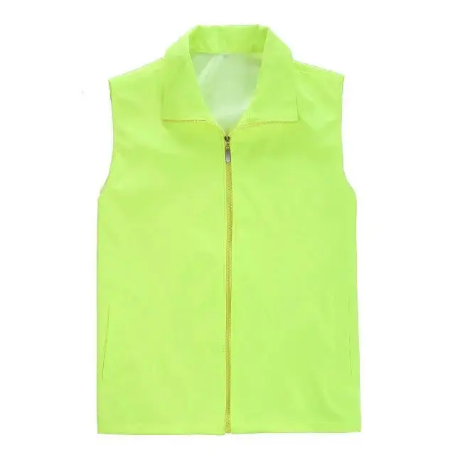 Red Volunteer Vest with Logo Printing for Public Service - Image 5