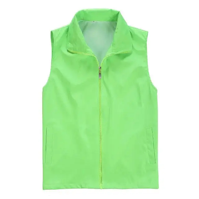 Red Volunteer Vest with Logo Printing for Public Service - Image 7