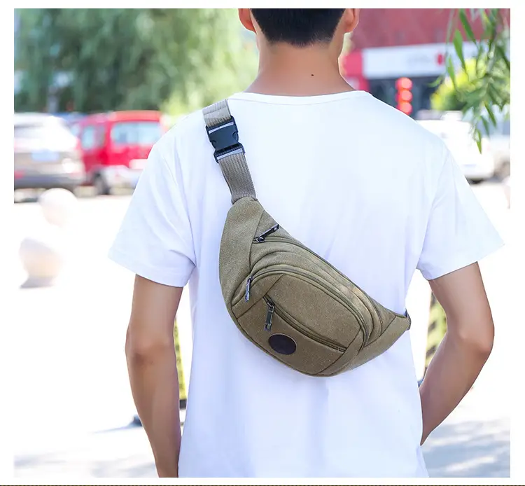 Men's Korean Style Crossbody Bag Small Casual Sports Tactical Bag â feature 19