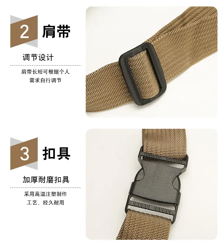Men's Korean Style Crossbody Bag Small Casual Sports Tactical Bag â feature 26