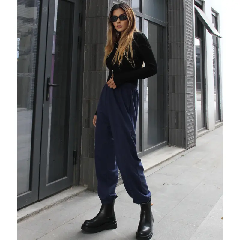 Women Gray Sweatpants Spring Style Leggings Casual Cross-Border - Image 6