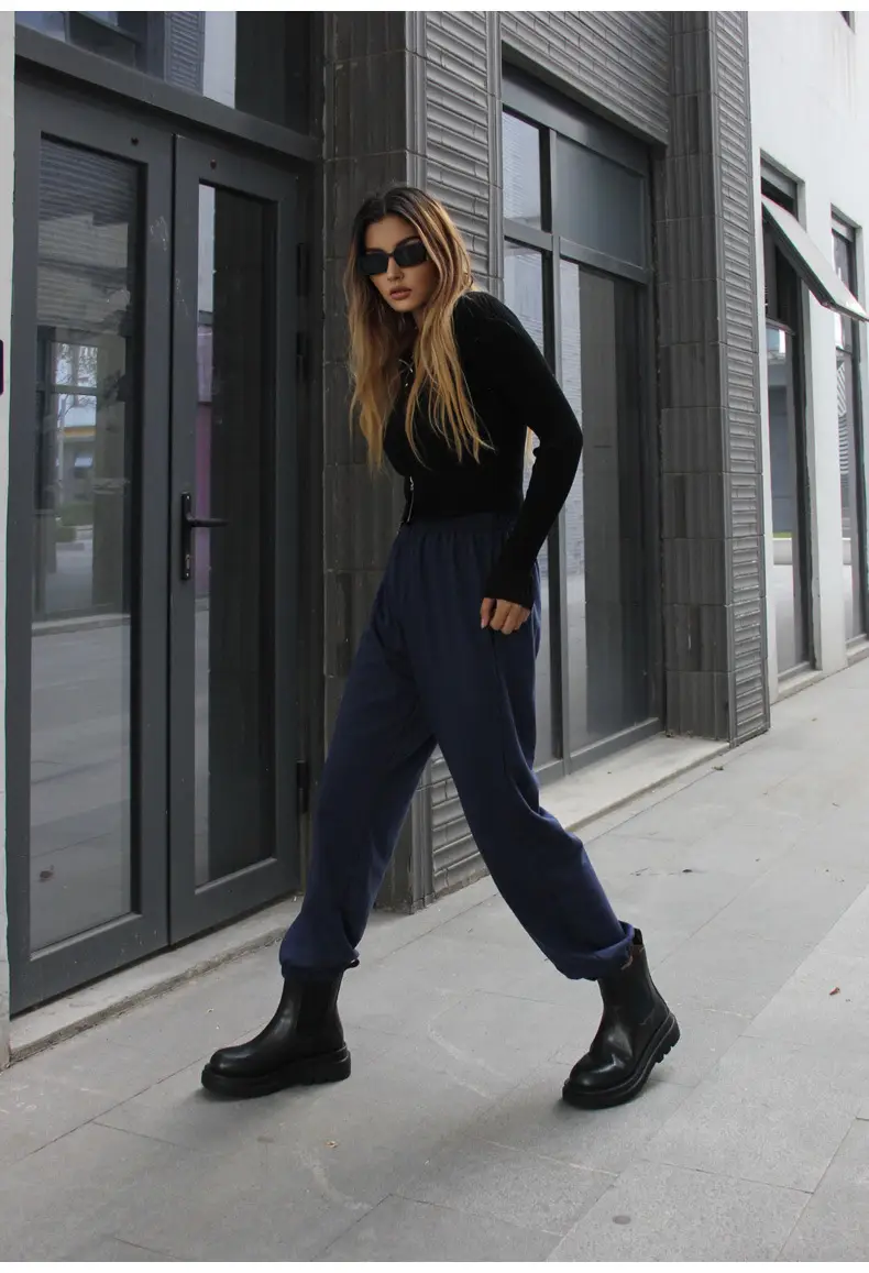 Women Gray Sweatpants Spring Style Leggings Casual Cross-Border — feature 20