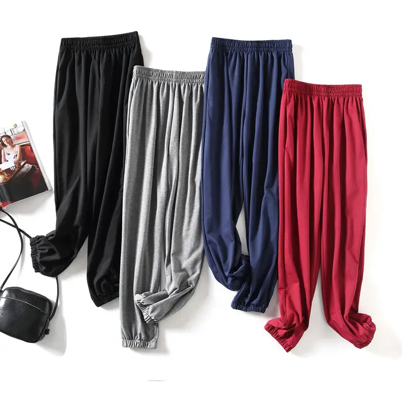 Women Gray Sweatpants Spring Style Leggings Casual Cross-Border — feature 26
