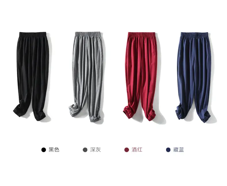 Women Gray Sweatpants Spring Style Leggings Casual Cross-Border — feature 27