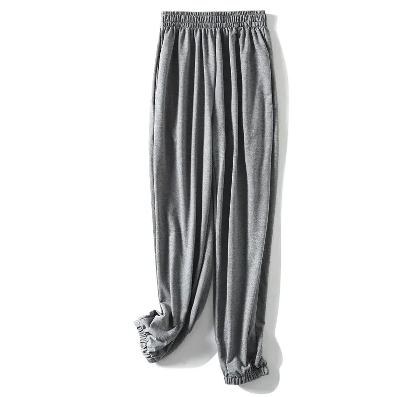 Women Gray Sweatpants Spring Style Leggings Casual Cross-Border — feature 39
