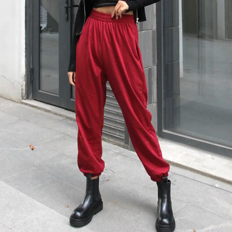 Women Gray Sweatpants Spring Style Leggings Casual Cross-Border - Image 3
