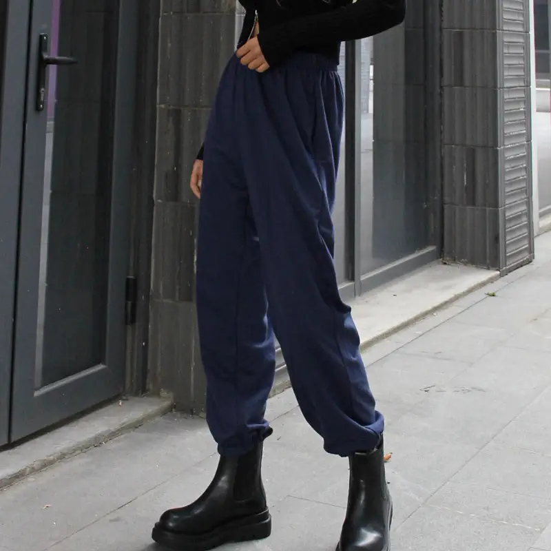 Women Gray Sweatpants Spring Style Leggings Casual Cross-Border - Image 4