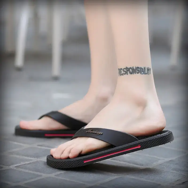 Men's Large 45 Size Casual Summer Flip Flops — feature 10