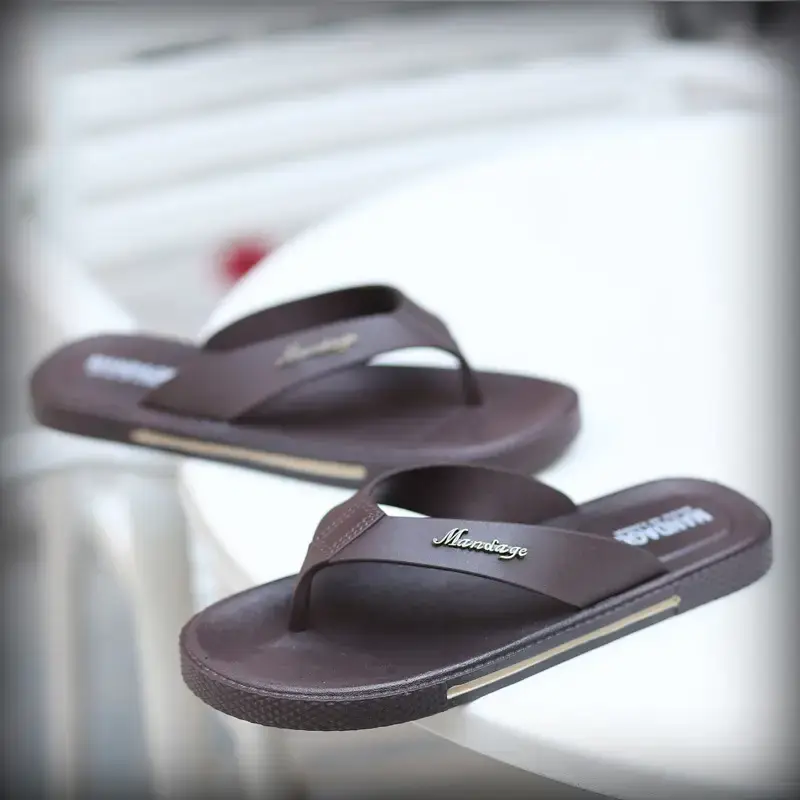 Men's Large 45 Size Casual Summer Flip Flops — feature 2