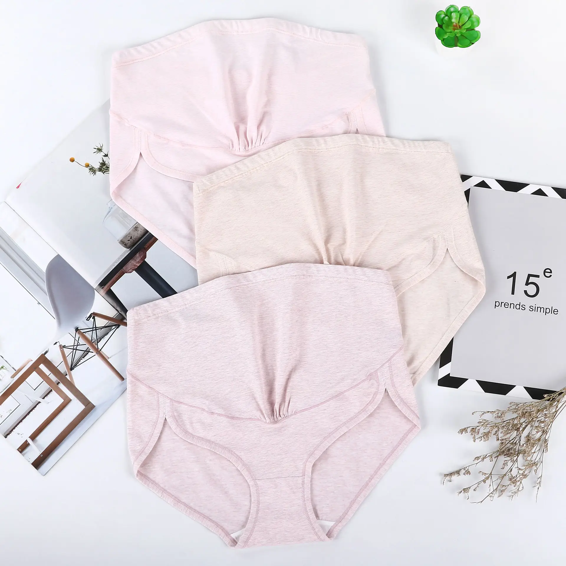 Pregnant Women's Cotton Abdominal Bracing Underwear