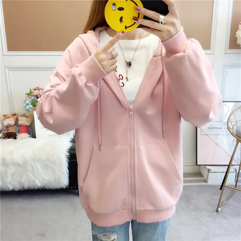 Women Hooded Sweatshirt Lavender Loose Fit 2025 - Image 6