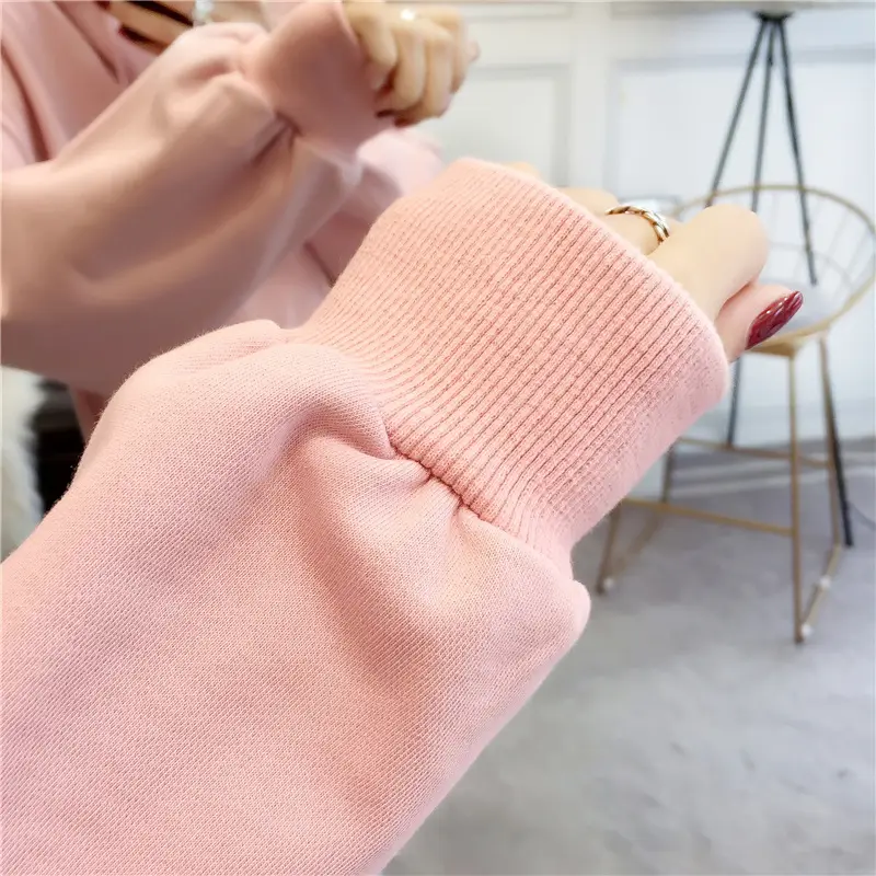 Women Hooded Sweatshirt Lavender Loose Fit 2025 — feature 14