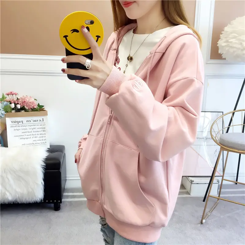 Women Hooded Sweatshirt Lavender Loose Fit 2025 — feature 16