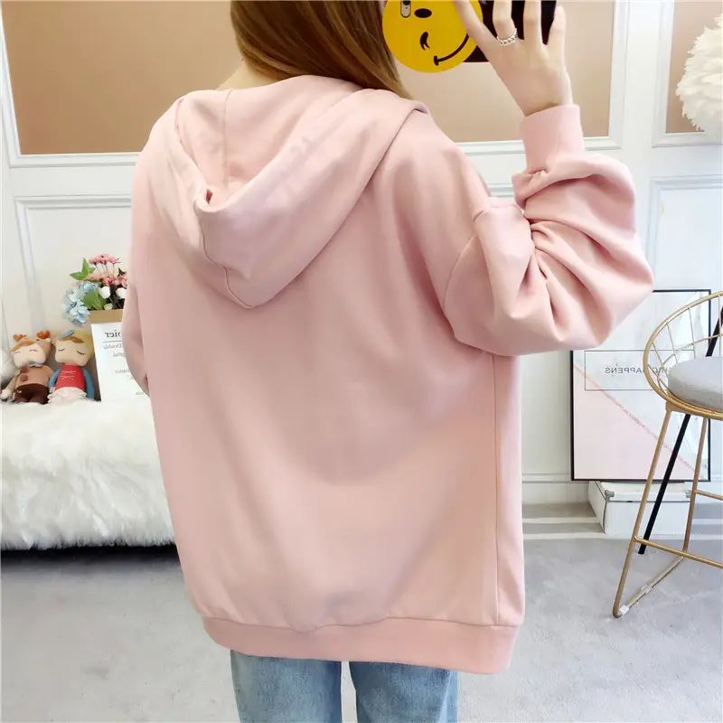 Women Hooded Sweatshirt Lavender Loose Fit 2025 — feature 19