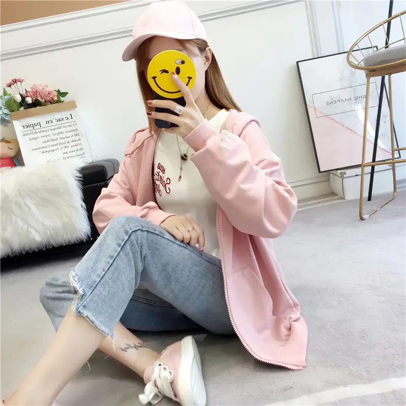 Women Hooded Sweatshirt Lavender Loose Fit 2025 — feature 21