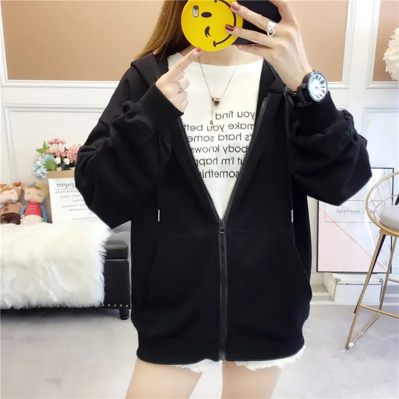 Women Hooded Sweatshirt Lavender Loose Fit 2025 — feature 5