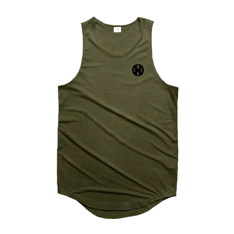 Men Muscle Vest Sleeveless Black with Logo