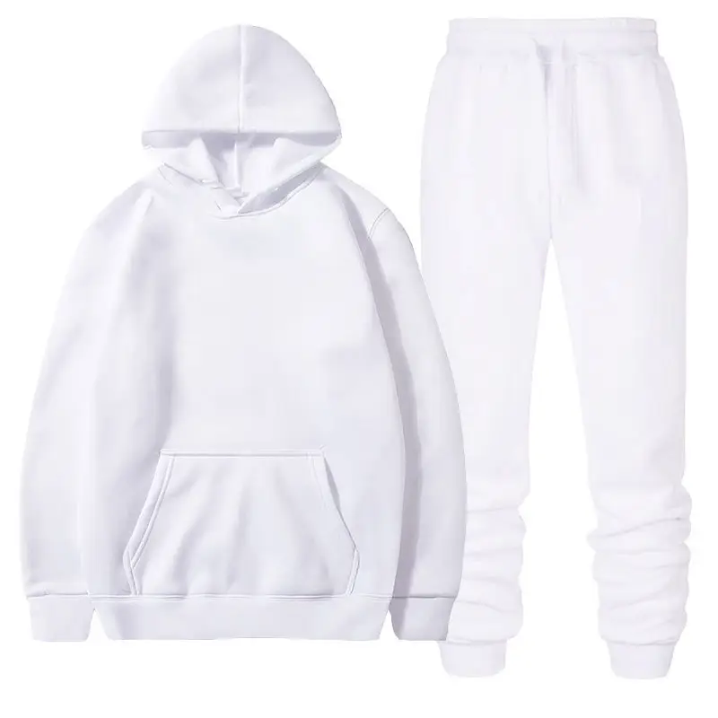 Men Black Grey Hoodie Pants Set Casual Sweatpants Hoodie - Image 35