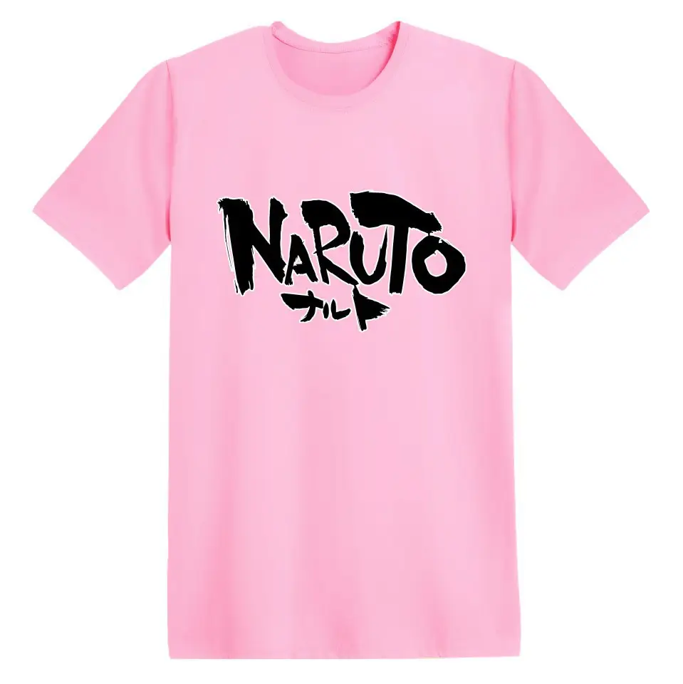 Naruto Anime T-Shirt Grey Short Sleeve