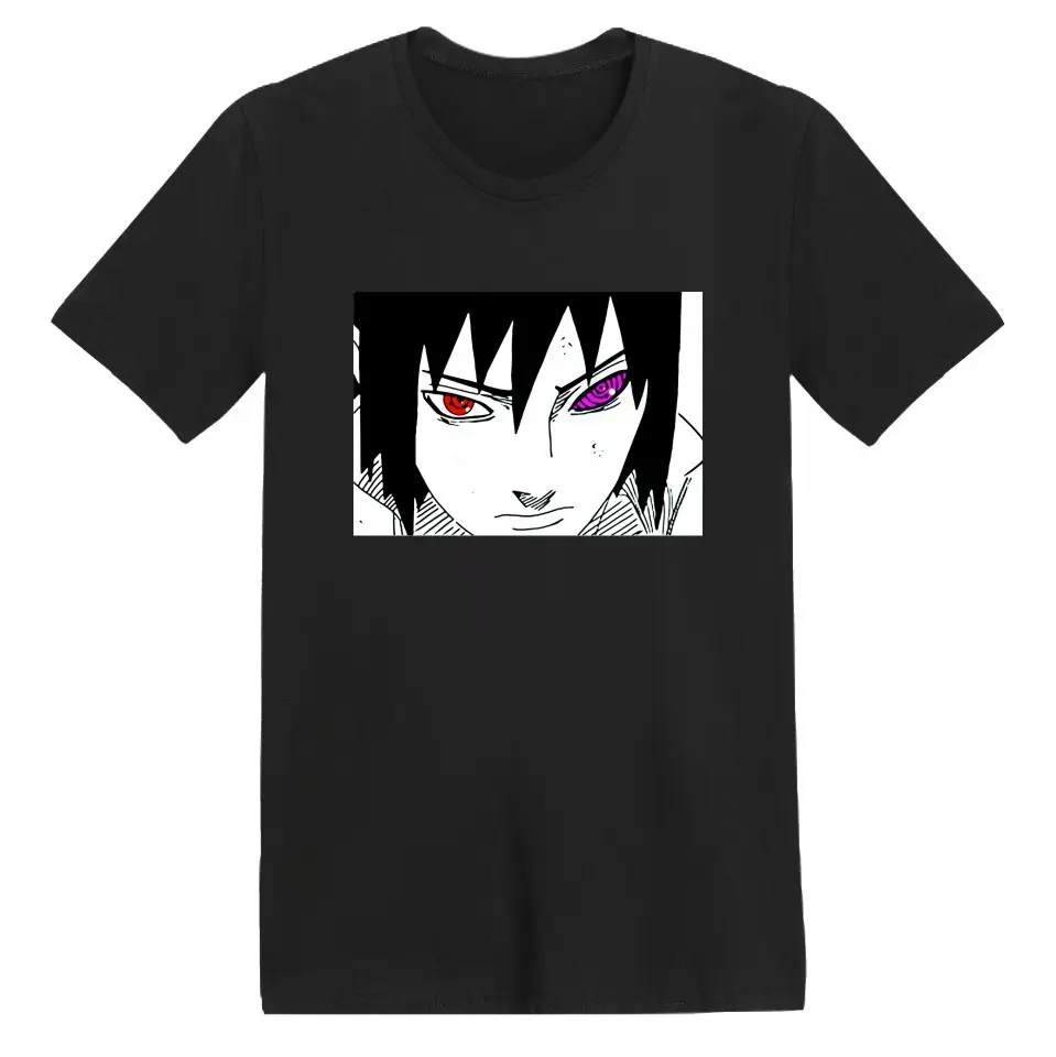 Naruto Anime T-Shirt Grey Short Sleeve