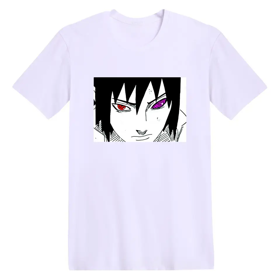 Naruto Anime T-Shirt Grey Short Sleeve