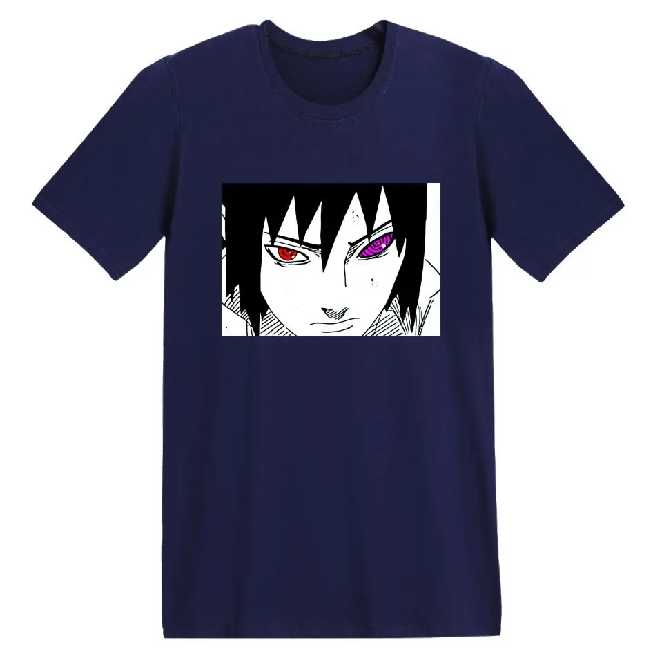 Naruto Anime T-Shirt Grey Short Sleeve