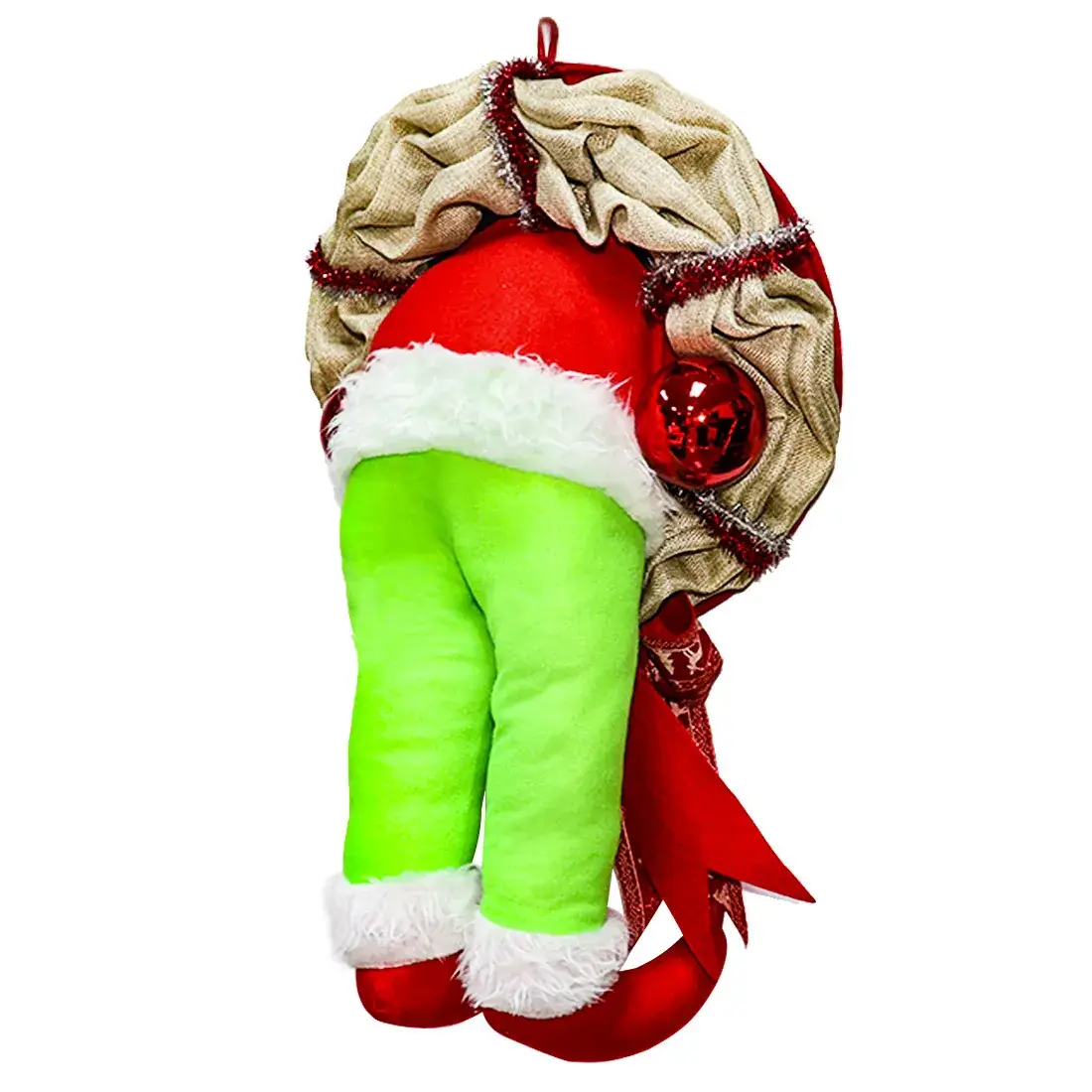 Santa Claus Christmas Wreath Decorative Flower for Home