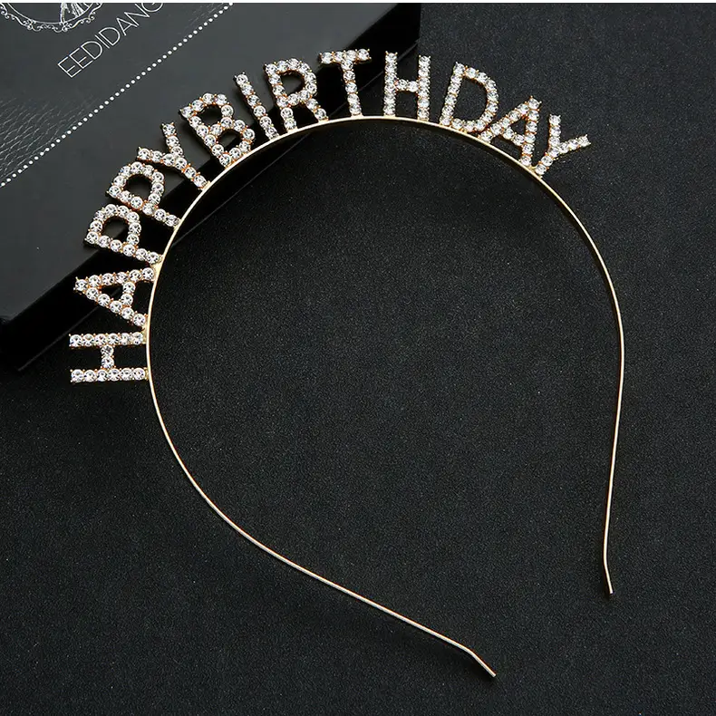 Happy Birthday Headband for Women with Letters — feature 19