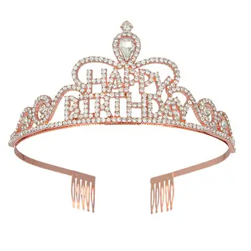 Happy Birthday Headband for Women with Letters — feature 3