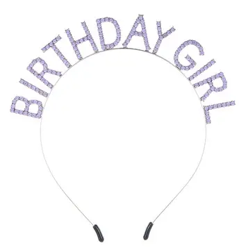 Happy Birthday Headband for Women with Letters — feature 5