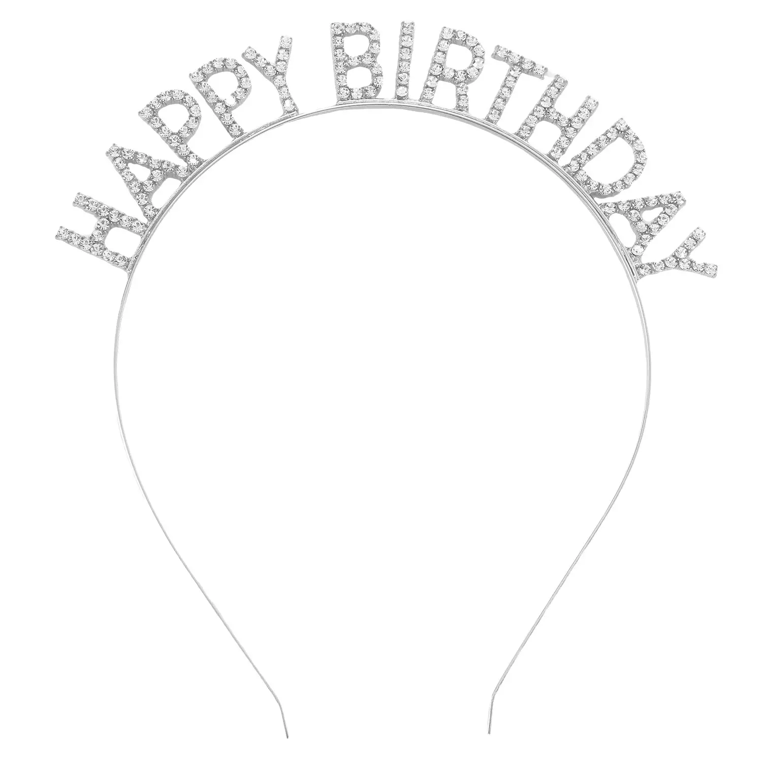 Happy Birthday Headband for Women with Letters