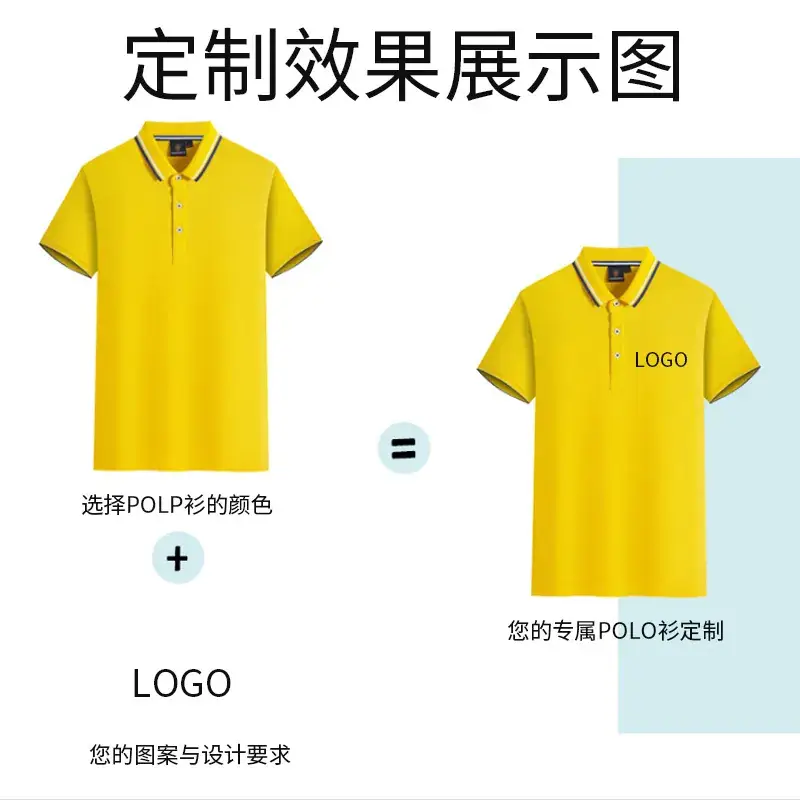 Men Orange Cotton Polo Shirt with Blue Trim - Image 13