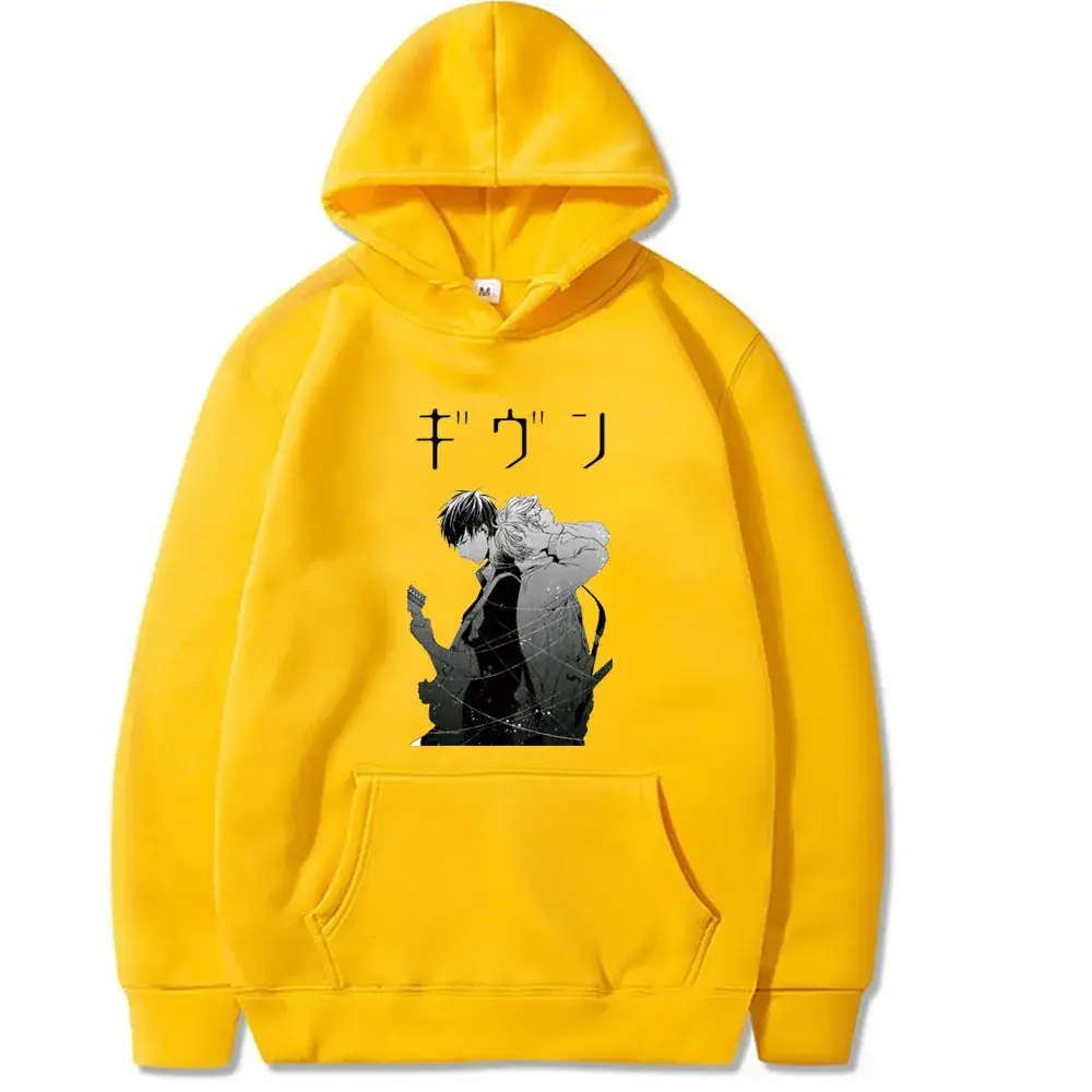 Pink Japanese Comic Hooded Sweatshirt for Men - Image 2