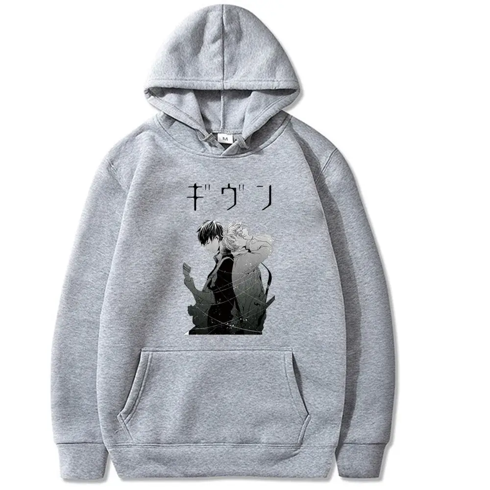 Pink Japanese Comic Hooded Sweatshirt for Men - Image 4