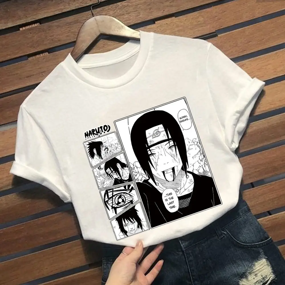 Naruto Graphic T-Shirt Grey Short Sleeve Loose Fit - Image 6
