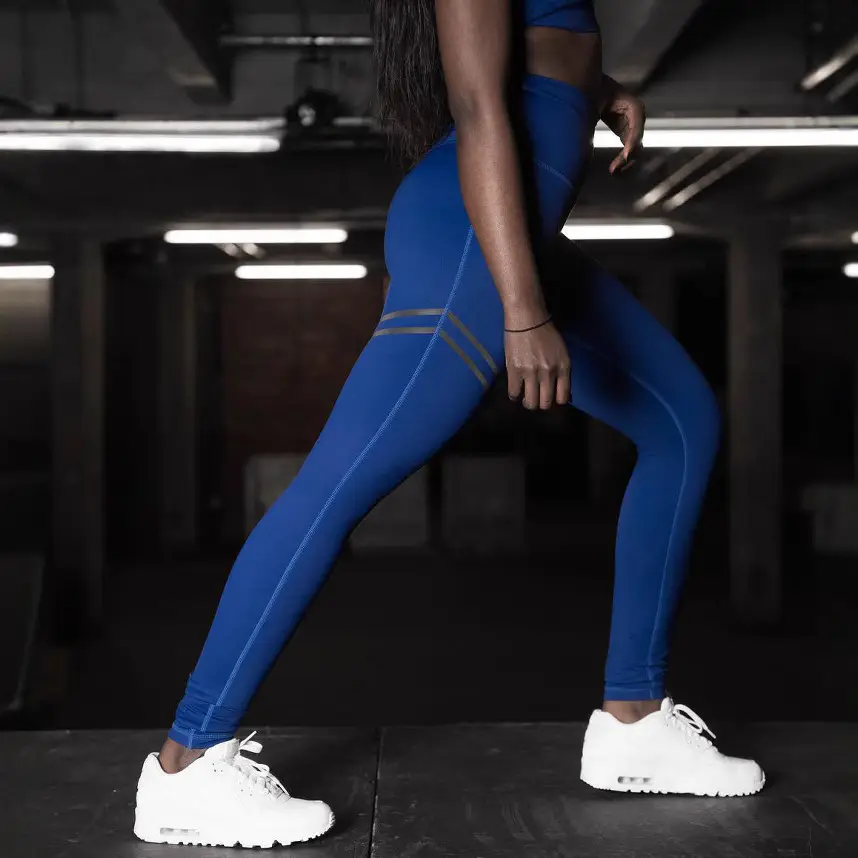 2020 Green High Waist Yoga Pants Tight Sports Leggings - Image 5