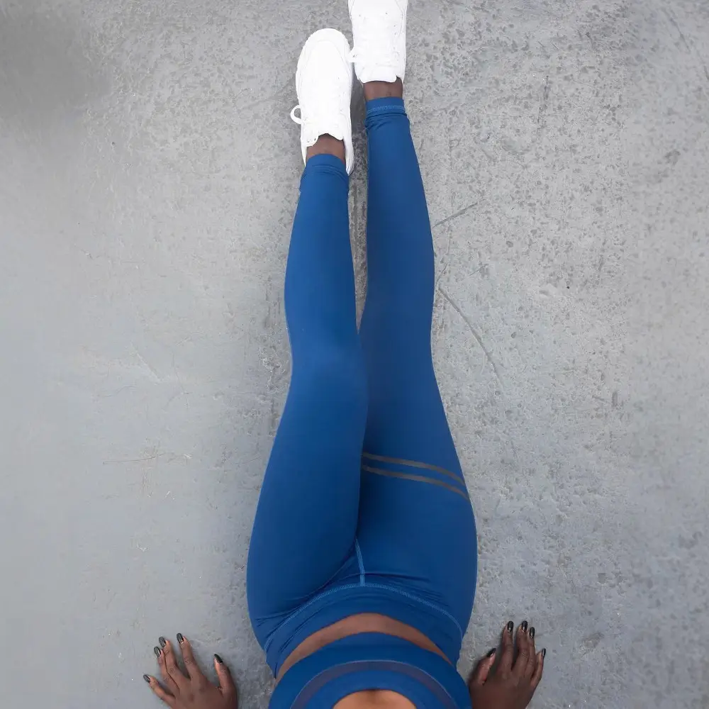 2020 Green High Waist Yoga Pants Tight Sports Leggings - Image 6