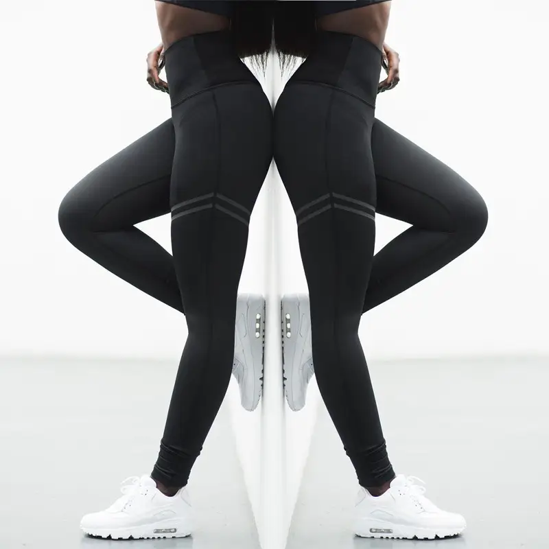 2020 Green High Waist Yoga Pants Tight Sports Leggings — feature 2
