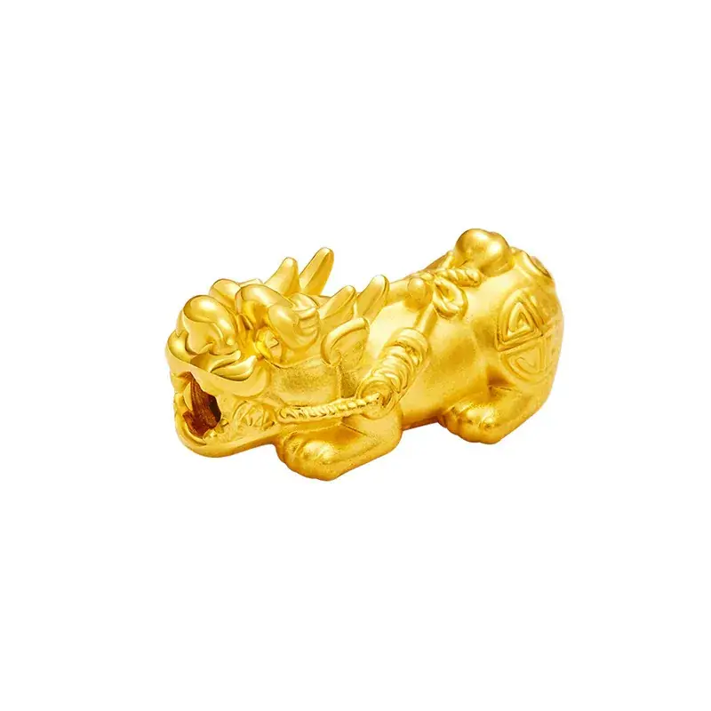 Pure Gold 999 Hard Gold Transfer Beads for DIY Jewelry - Image 7