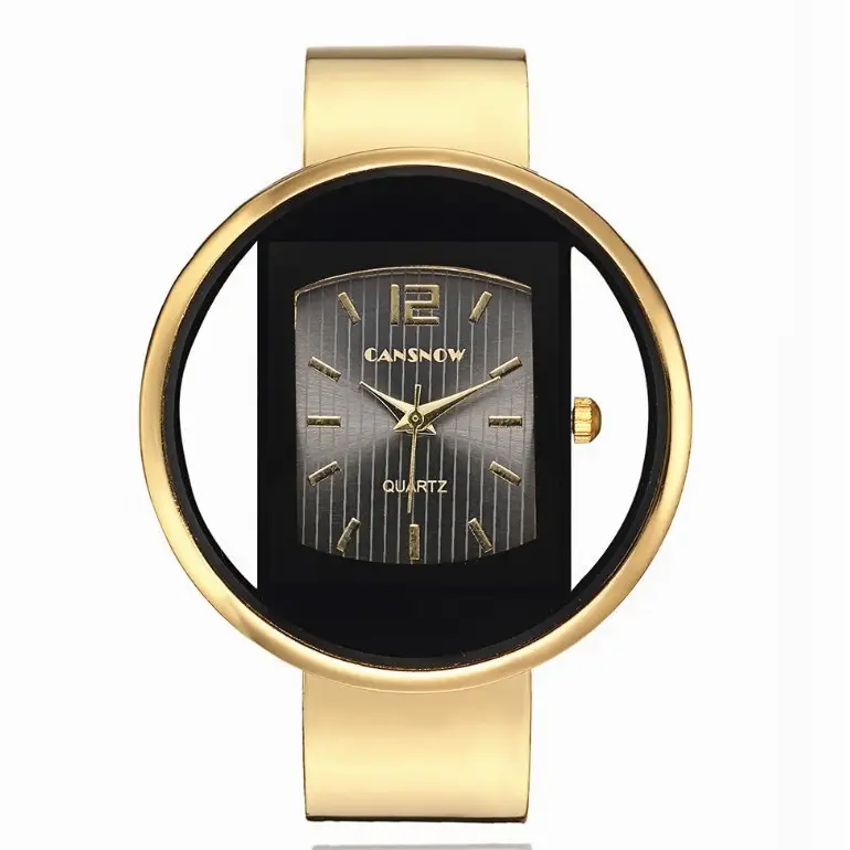 Korean Gold Steel Band Women's Quartz Watch