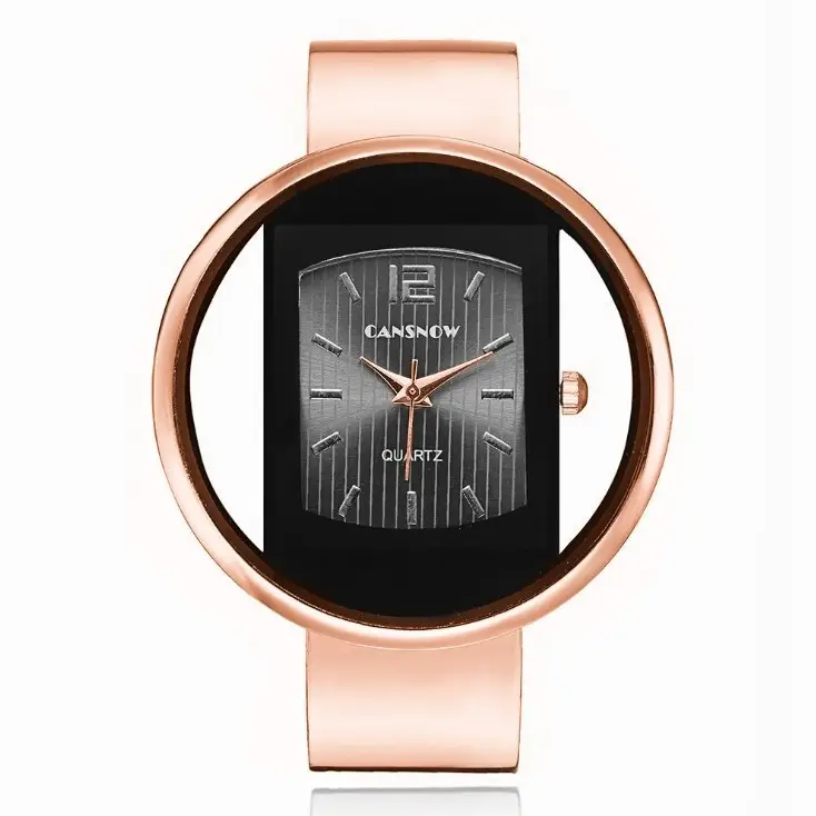 Korean Gold Steel Band Women's Quartz Watch