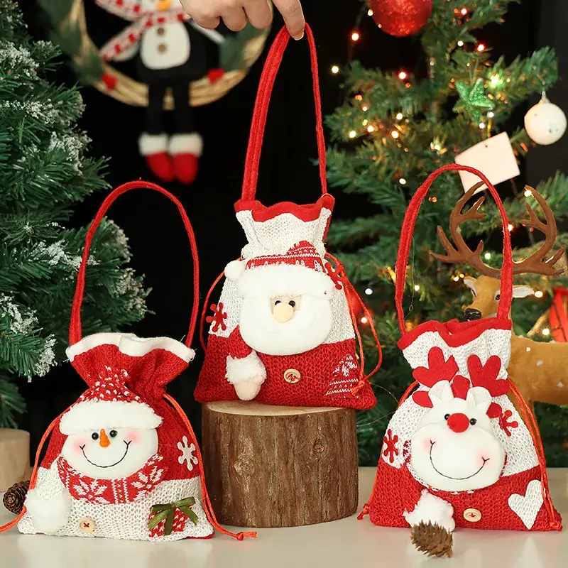 Santa Plush Toy Pink 30cm Height Christmas Decor - Image 54