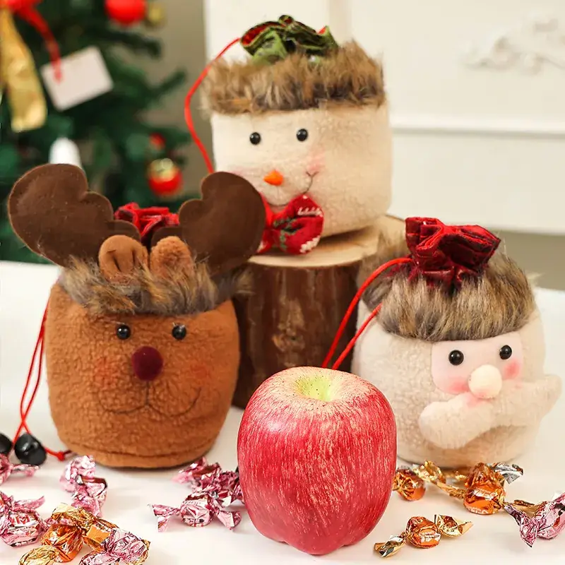 Santa Plush Toy Pink 30cm Height Christmas Decor - Image 56