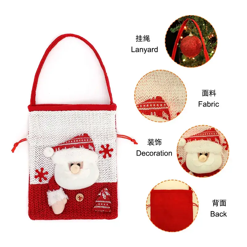 Santa Plush Toy Pink 30cm Height Christmas Decor - Image 57