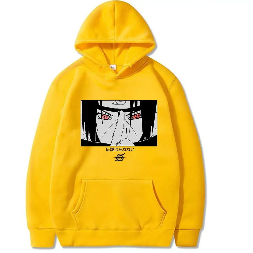 Naruto Cross Border Hoodie Plus Size Fleece Black