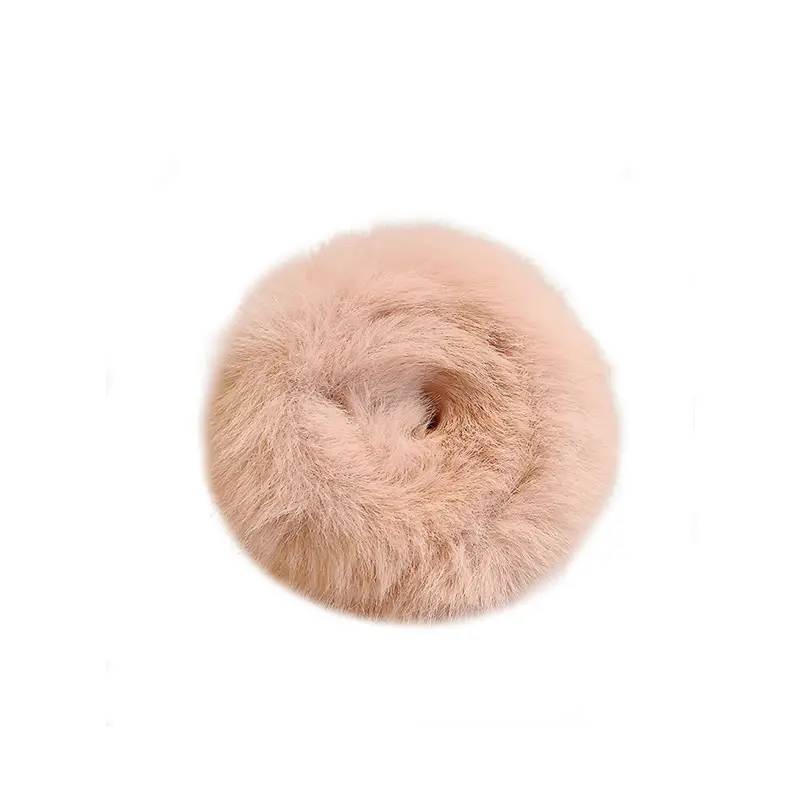Autumn Winter Plush Hair Rings for Women